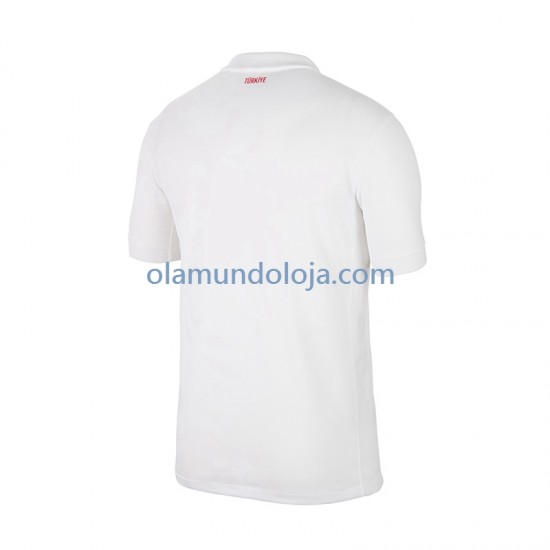 Camisola Turquia Homem Equipamento Primeiro Euro 2024 Manga Curta